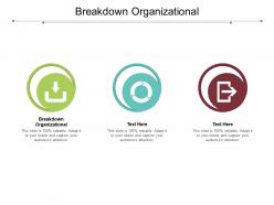 Breakdown organizational ppt powerpoint professional layout ideas cpb