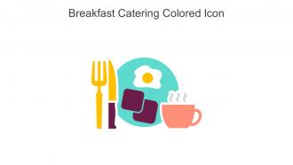 Breakfast Catering Colored Icon In Powerpoint Pptx Png And Editable Eps Format