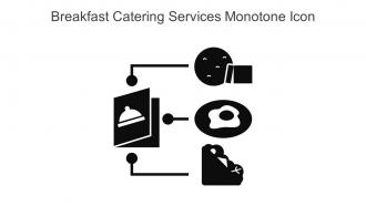Breakfast Catering Services Monotone Icon In Powerpoint Pptx Png And Editable Eps Format