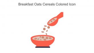Breakfast Oats Cereals Colored Icon In Powerpoint Pptx Png And Editable Eps Format