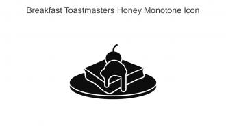 Breakfast Toastmasters Honey Monotone Icon In Powerpoint Pptx Png And Editable Eps Format