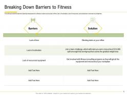 Breaking down barriers to fitness lack motivation ppt powerpoint files