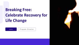 Breaking Free Celebrate Recovery For Life Change PPT Mockup AT