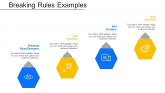Breaking Rules Examples Ppt Powerpoint Presentation Slides Format Cpb
