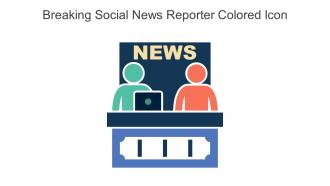 Breaking Social News Reporter Colored Icon In Powerpoint Pptx Png And Editable Eps Format