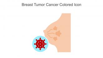 Breast Tumor Cancer Colored Icon In Powerpoint Pptx Png And Editable Eps Format