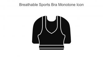 Breathable Sports Bra Monotone Icon In Powerpoint Pptx Png And Editable Eps Format