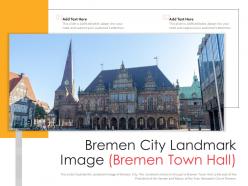 Bremen city landmark image bremen town hall powerpoint presentation ppt template