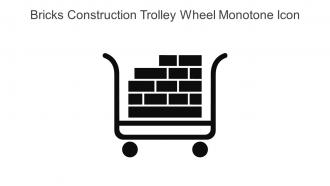 Bricks Construction Trolley Wheel Monotone Icon In Powerpoint Pptx Png And Editable Eps Format
