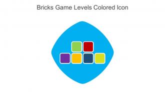 Bricks Game Levels Colored Icon In Powerpoint Pptx Png And Editable Eps Format