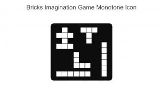 Bricks Imagination Game Monotone Icon In Powerpoint Pptx Png And Editable Eps Format