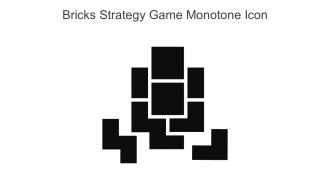 Bricks Strategy Game Monotone Icon In Powerpoint Pptx Png And Editable Eps Format