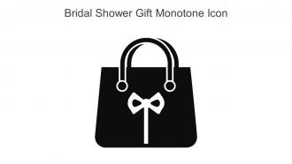 Bridal Shower Gift Monotone Icon In Powerpoint Pptx Png And Editable Eps Format
