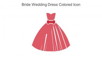 Bride Wedding Dress Colored Icon In Powerpoint Pptx Png And Editable Eps Format
