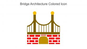 Bridge Architecture Colored Icon In Powerpoint Pptx Png And Editable Eps Format