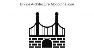 Bridge Architecture Monotone Icon In Powerpoint Pptx Png And Editable Eps Format