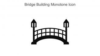 Bridge Building Monotone Icon In Powerpoint Pptx Png And Editable Eps Format