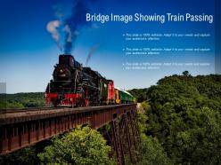 Bridge image showing train passing