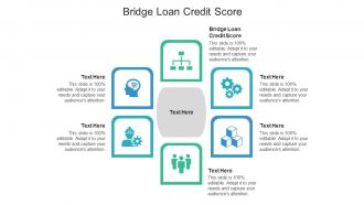 Bridge loan credit score ppt powerpoint presentation icon show cpb