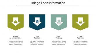 Bridge Loan Information Ppt Powerpoint Presentation Model Examples Cpb