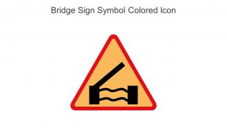 Bridge Sign Symbol Colored Icon In Powerpoint Pptx Png And Editable Eps Format