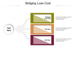 Bridging loan cost ppt powerpoint presentation model structure cpb