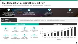 Brief Description Of Digital Payment Firm Payment Processing Solution Provider