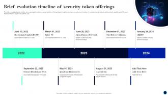 Brief Evolution Timeline Beginners Guide To Successfully Launch Security Token BCT SS V
