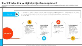 Brief Introduction To Digital Project Management Mastering Digital Project PM SS V