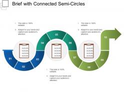 Brief with connected semi circles