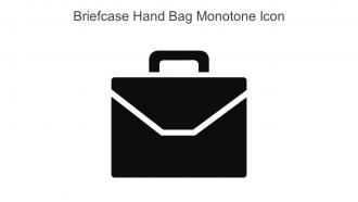 Briefcase Hand Bag Monotone Icon In Powerpoint Pptx Png And Editable Eps Format
