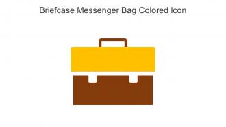 Briefcase Messenger Bag Colored Icon In Powerpoint Pptx Png And Editable Eps Format