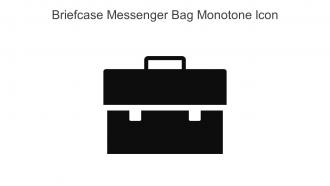 Briefcase Messenger Bag Monotone Icon In Powerpoint Pptx Png And Editable Eps Format