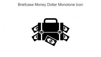 Briefcase Money Dollar Monotone Icon In Powerpoint Pptx Png And Editable Eps Format