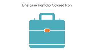 Briefcase Portfolio Colored Icon In Powerpoint Pptx Png And Editable Eps Format
