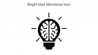 Bright Idea Monotone Icon In Powerpoint Pptx Png And Editable Eps Format