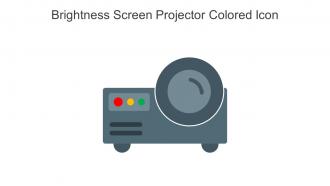 Brightness Screen Projector Colored Icon In Powerpoint Pptx Png And Editable Eps Format