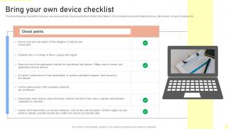 Bring Your Own Device Checklist