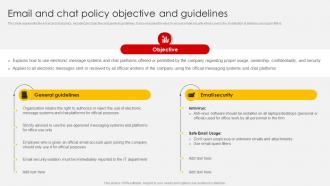 Bring Your Own Device Policy Email And Chat Policy Objective And Guidelines