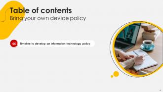 Bring Your Own Device Policy Powerpoint Presentation Slides Template Impressive