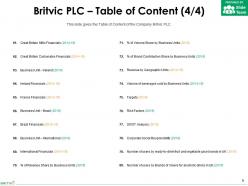 Britvic plc company profile overview financials and statistics from 2014-2018