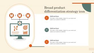 Broad Differentiation Strategy Template Powerpoint Ppt Template Bundles Best Pre-designed