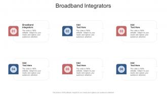 Broadband Integrators In Powerpoint And Google Slides Cpb