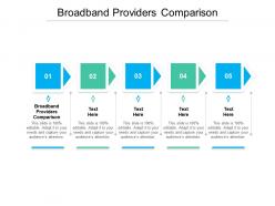 Broadband providers comparison ppt powerpoint presentation slides templates cpb