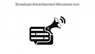 Broadcast Advertisement Monotone Icon In Powerpoint Pptx Png And Editable Eps Format