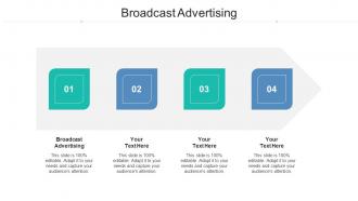 Broadcast advertising ppt powerpoint presentation infographic template cpb