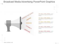 Broadcast Media Advertising Powerpoint Graphics