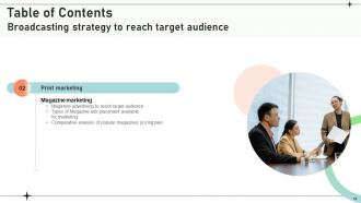 Broadcasting Strategy To Reach Target Audience Powerpoint Presentation Slides Strategy CD V Pre-designed Customizable