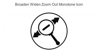 Broaden Widen Zoom Out Monotone Icon In Powerpoint Pptx Png And Editable Eps Format