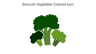 Broccoli Vegetable Colored Icon In Powerpoint Pptx Png And Editable Eps Format